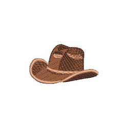 Diseño Para Bordado Sombrero De Vaquero