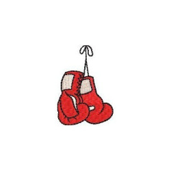 Diseño Para Bordado Guantes De Boxeo