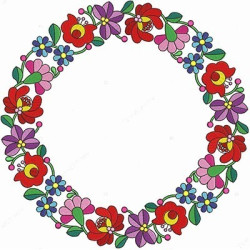 Embroidery Design Hungarian Flowers 5