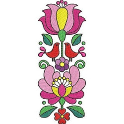 Embroidery Design Hungarian Flowers 8