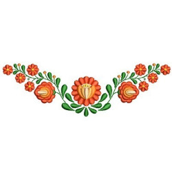 Embroidery Design Flowers Kalocsai 3