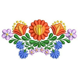 Embroidery Design Flowers Kalocsai 4