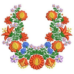 Embroidery Design Flowers Kalocsai 5