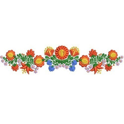 Embroidery Design Flowers Kalocsai 7