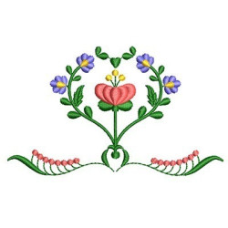 Embroidery Design Flowers Kalocsai 13