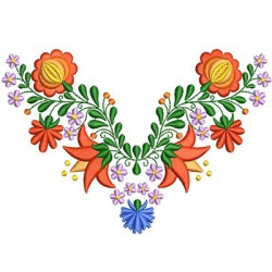 Embroidery Design Flowers Kalocsai 17