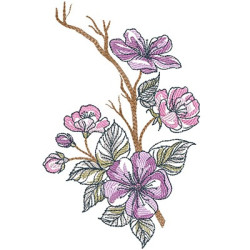 Embroidery Design Wildflowers