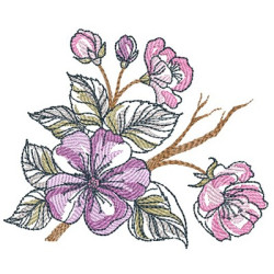 Embroidery Design Wildflowers 2