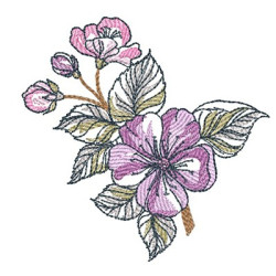 Embroidery Design Wildflowers 3