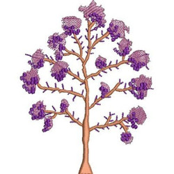 Embroidery Design Ipê Tree