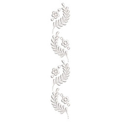 LINE OF 4 FLOWER BRANCHES