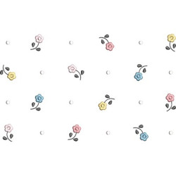 Diseño Para Bordado Flores Con Bolas 6