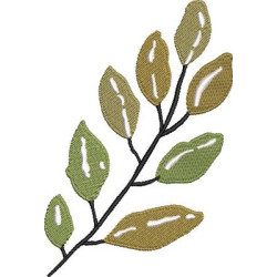 Embroidery Design Foliage 1