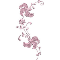 Embroidery Design Floral Arabescics 3