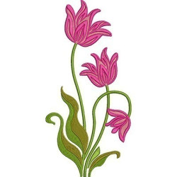 Embroidery Design Tulips 3