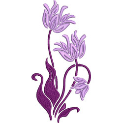 Embroidery Design Tulips 4
