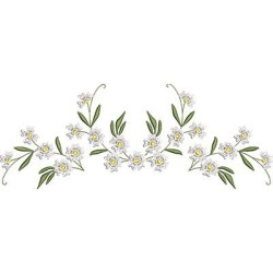 Embroidery Design Large Floral 33 Cm