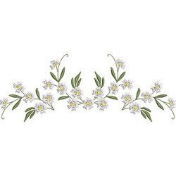 Embroidery Design Large Floral 28 Cm