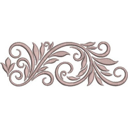 Embroidery Design 16 Cm Volutes