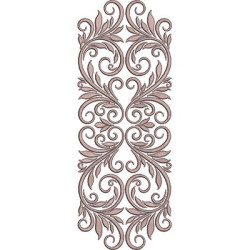 Matriz De Bordado Volutas 34 Cm
