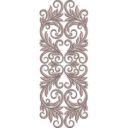 Embroidery Design Volutes 34 Cm