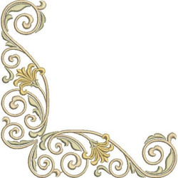 CORNER FLORAL VOLUTES 1