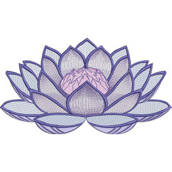 Diseño Para Bordado Flor De Loto Namaste 2