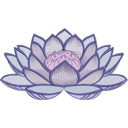 LOTUS FLOWER RIPPLED 2