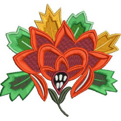 Diseño Para Bordado Floral 661