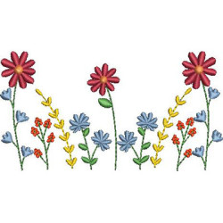 Embroidery Design Garden 12 Cm