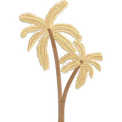 Matriz De Bordado Coqueiros 20 Cm