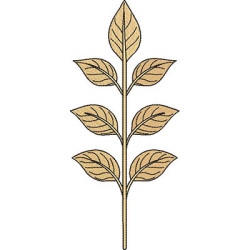 Embroidery Design Foliage 19 Cm