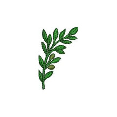 Embroidery Design Olive Branch..