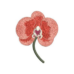 Embroidery Design Realistic Orchid 5..