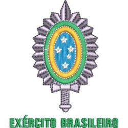 Embroidery Design Brazilian Army Shield