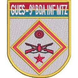 Embroidery Design Infantry Brigade Gues 9th Bda Inf Mtz