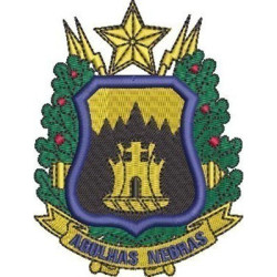 Embroidery Design Aman Agulhas Negras Military Academy 10 Cm