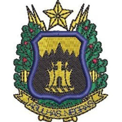 Embroidery Design Aman Agulhas Negras Military Academy 7 Cm