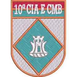 EMBLEMA 10 CIA Y CMB INGENIERÍA DE COMBATE CIA