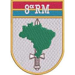 Embroidery Design 8th Rm Military Region Northern Military Command