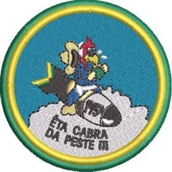 Matriz De Bordado Emblema 1º/5º Gav êta Cabra Da Peste