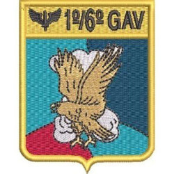 Embroidery Design 1st/6th Gav First Squadron Of The Sixth Aviation Group