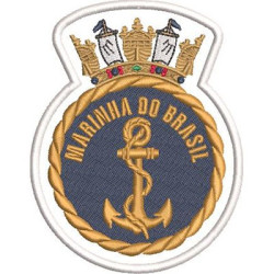 EMBLEMA DE LA MARINA BRASILEÑA DELINEADA