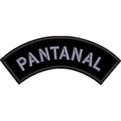 Diseño Para Bordado Emblema Pantanal