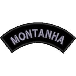 Diseño Para Bordado Emblema Montaña