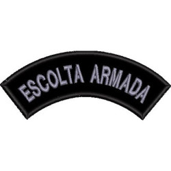 Diseño Para Bordado Emblema Escolta Armada