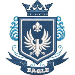 Diseño Para Bordado Escudo águila