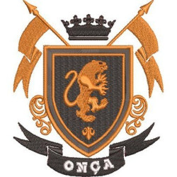 Matriz De Bordado Escudo Onça