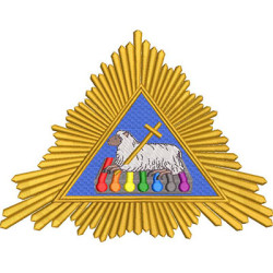 Matriz De Bordado Maçonaria Agnus Dei 1