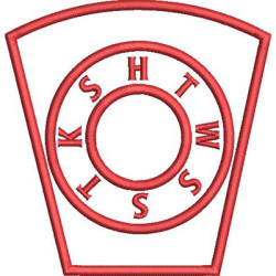 Diseño Para Bordado Masonería Pedra Fundamental Key Stone